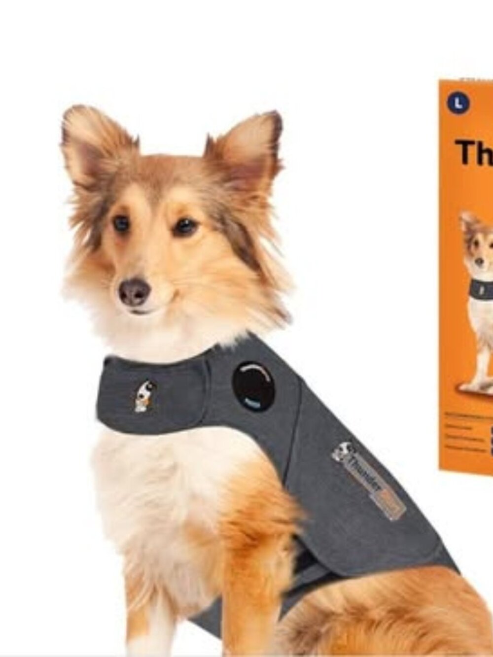 Thundershirt TH00117 Dog Anxiety Treatment, Large, Heather Grey, L
